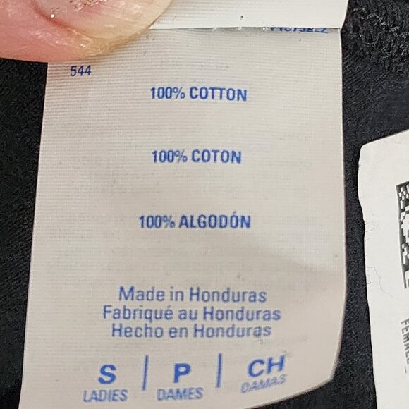 Port and Company Ring Spun Fan Favorite Black Mona Lisa Tank Top Size Small - Picture 15 of 16